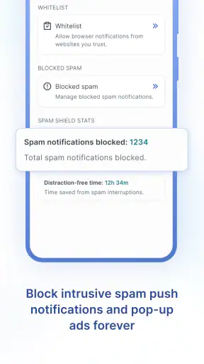 AdTranquility VPN Spam Blocker screenshot