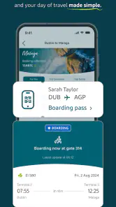 Aer Lingus App screenshot