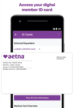 Aetna Health screenshot