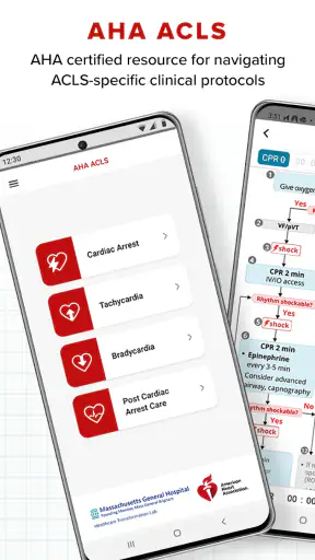 AHA ACLS screenshot