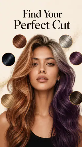 AI Hairstyle Try On & Color screenshot