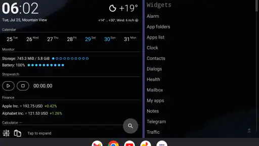 AIO Launcher screenshot