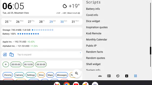 AIO Launcher screenshot