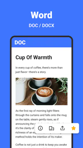 All Document Reader: PDF/Word screenshot