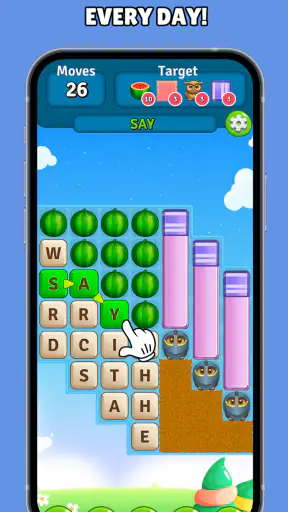 Alphabet Scape: search words screenshot