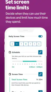 Amazon Kids Parent Dashboard screenshot