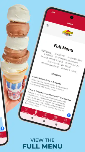 Andy's Frozen Custard screenshot