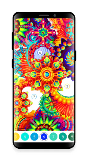 Paint by Number April Coloring screenshot