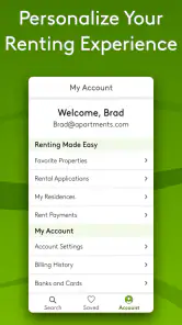 Apartments.com Rental Search screenshot