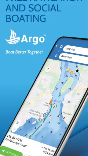 Argo - Boat Navigation App screenshot