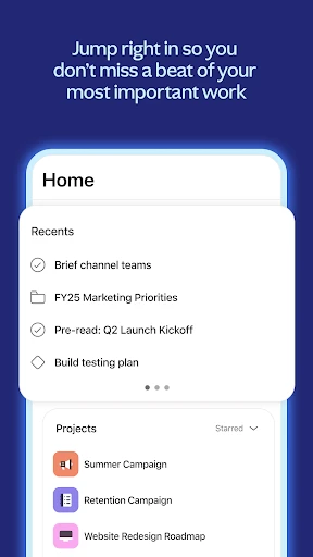 Asana: Where work connects screenshot
