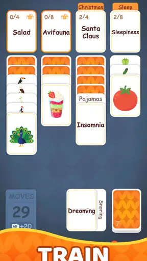 Associate Words: Solitaire screenshot