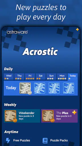 Astraware Acrostic screenshot