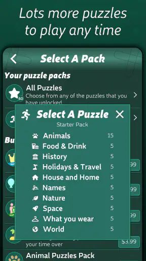 Astraware Wordsearch screenshot