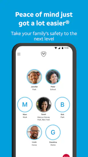 AT&T Secure Family® parent app screenshot