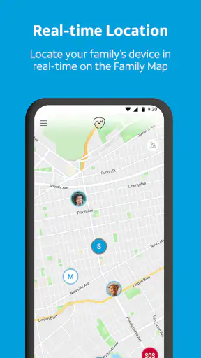 AT&T Secure Family® parent app screenshot