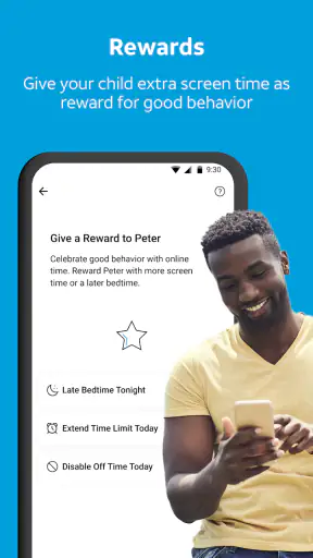 AT&T Secure Family® parent app screenshot