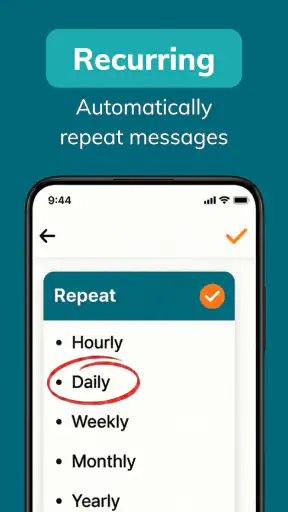Auto Text - Schedule Messages screenshot