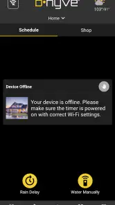 B-hyve screenshot