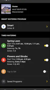 B-hyve screenshot