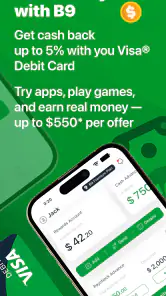 B9: Cash Advance・Banking・Earn screenshot