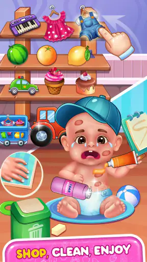 Baby Care & Babysitter Game screenshot