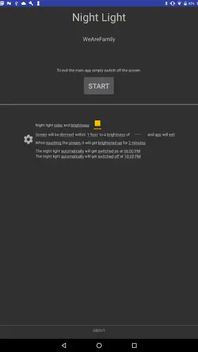 Baby Night Light (Non-Profit) screenshot