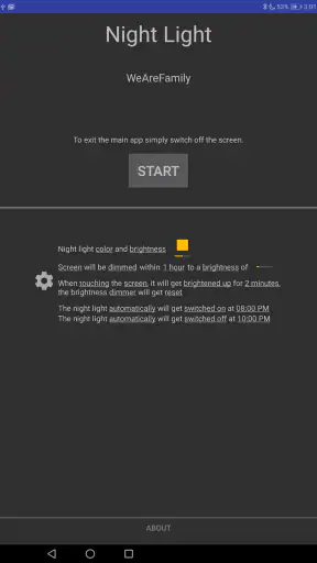 Baby Night Light (Non-Profit) screenshot