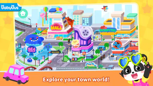 Baby Panda's Town: My World screenshot
