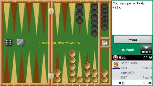 Backgammon Club screenshot