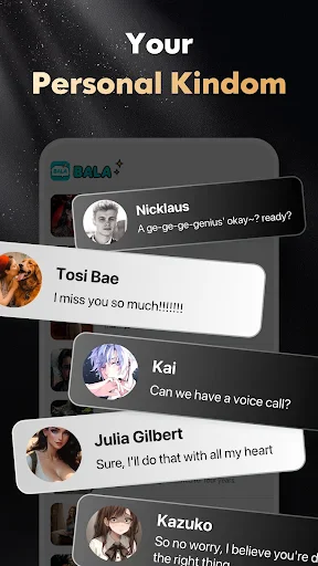 BALA AI: Character AI Chat App screenshot