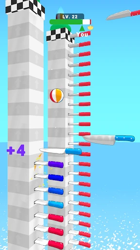 Ball Up: Knife Racing screenshot