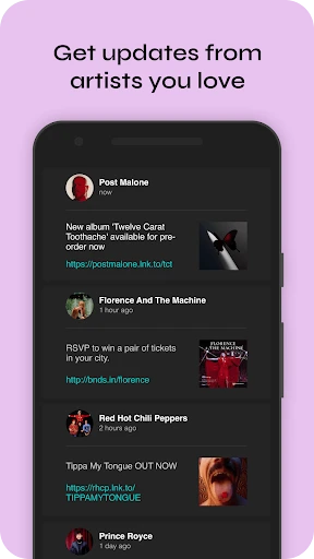 Bandsintown Concerts screenshot