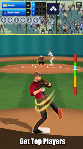 Baseball Super League: 3D Game screenshot