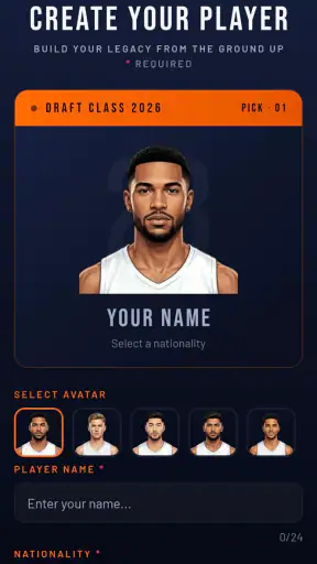 Basketball Career Sim 2026 screenshot