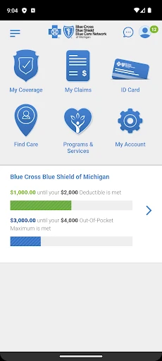 BCBSM screenshot