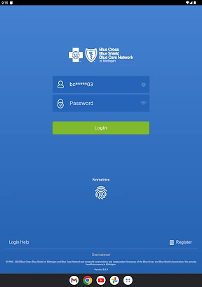 BCBSM screenshot