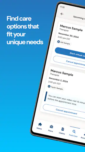 BCBSMA MyBlue Member App screenshot