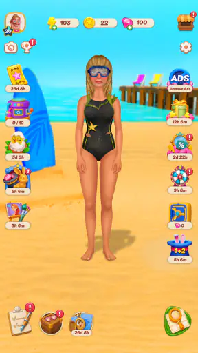 Beach Bliss: Merge Puzzle screenshot