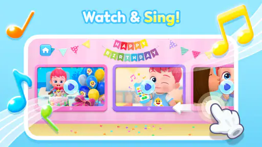 Bebefinn Birthday Party: Game screenshot
