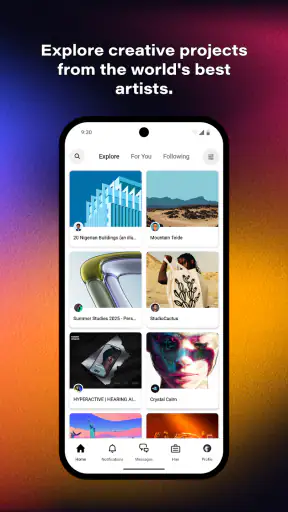 Behance - Creative Portfolios screenshot