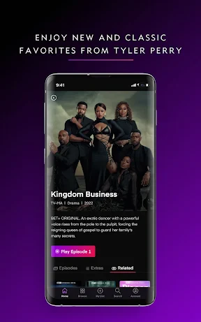 BET+ screenshot