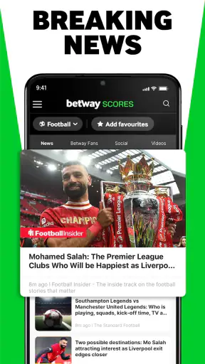 Betway Scores - Scores & News screenshot