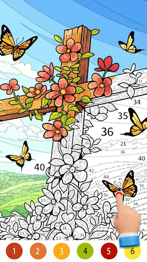 Bible Color Paint By Number screenshot