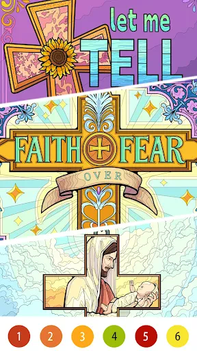 Bible Color Paint By Number screenshot