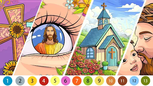 Bible Color Paint By Number screenshot