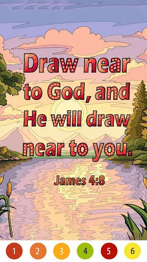 Bible Color Paint By Number screenshot