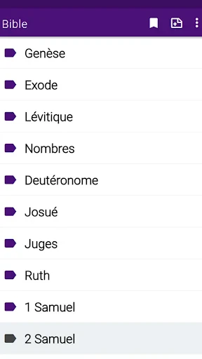 Bible en français courant screenshot