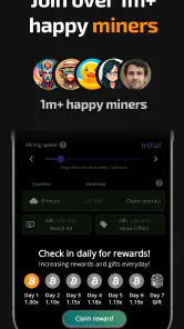 Bitcoin mining - Crypto Miner screenshot