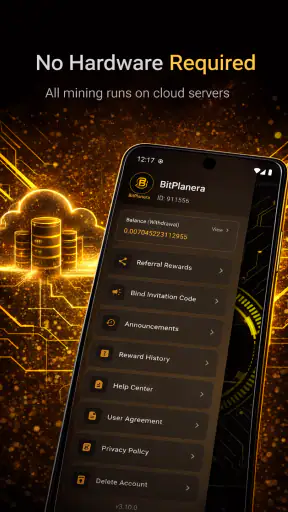 BitPlanera: BTC Cloud Mining screenshot